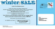 e-pm Mailingaktion - Artikel-Nr. 616883 Winter Sale - Mailing Maxikarte Winter