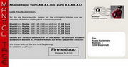 e-pm Mailingaktion - Artikel-Nr. 616897 Manteltage - Mailing Maxikarte Herbst