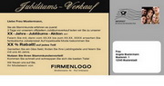 e-pm Mailingaktion - Artikel-Nr. 616898 Jubilumsverkauf - Mailing Maxikarte Jubilum
