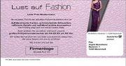 e-pm Mailingaktion - Artikel-Nr. 616943 Lust auf Fashion - Mailing Maxikarte 

frühjahr