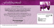 e-pm Mailingaktion - Artikel-Nr. 616946 fürhlings Mode - Mailing Maxikarte 

frühjahr