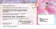 e-pm Mailingaktion - Artikel-Nr. 616947 Happy fürhling - Mailing Maxikarte 

frühjahr