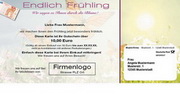 e-pm Mailingaktion - Artikel-Nr. 616948 Endlich fürhling - Mailing Maxikarte 

frühjahr