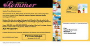 e-pm Mailingaktion - Artikel-Nr. 616996 Highlights im Sommer - Mailing 

Maxikarte Sommer