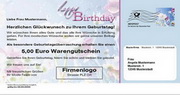 e-pm Mailingaktion - Artikel-Nr. 617005 Happy Birthday - Mailing Maxikarte Kundengeburtstag