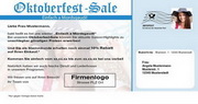 e-pm Mailingaktion - Artikel-Nr. 617033 Oktoberfest Sale - Mailing Maxikarte Oktoberfest
