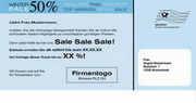 e-pm Mailingaktion - Artikel-Nr. 617075 Winter Sale - Mailing Maxikarte Winter