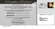 e-pm Mailingaktion - Artikel-Nr. 617086 Highlights Gutschein - Mailing Maxikarte Vor-Advent