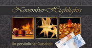 e-pm Mailingaktion - Artikel-Nr. 617086 Highlights Gutschein - Mailing Maxikarte Vor-Advent