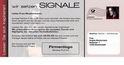 e-pm Mailingaktion - Artikel-Nr. 617144 Wir setzen Signale - Mailing Maxikarte Herbst