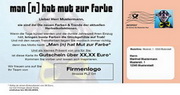 e-pm Mailingaktion - Artikel-Nr. 617148 Mut zur Farbe - Mailing Maxikarte Herbst