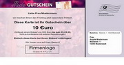 e-pm Mailingaktion - Artikel-Nr. 617168 Mode Gutschein - Mailing Maxikarte 

frühjahr