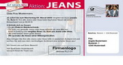 e-pm Mailingaktion - Artikel-Nr. 617183 Jeans Aktion - Mailing Maxikarte Hosenaktion