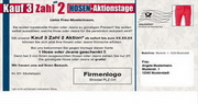 e-pm Mailingaktion - Artikel-Nr. 617187 Kauf 3 Zahl 2 - Mailing Maxikarte Kauf-3-Zahl-2