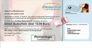 e-pm Mailingaktion - Artikel-Nr. 617204 Oktoberfest  10 Euro - Mailing Maxikarte Oktoberfest