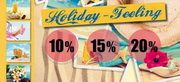 e-pm Mailingaktion - Artikel-Nr. 617239 Holiday Feeling - Mailing 

Aufkleber Sommer