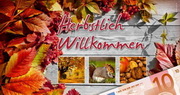 e-pm Mailingaktion - Artikel-Nr. 617247 Willkommen - Mailing Maxikarte Herbst