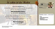 e-pm Mailingaktion - Artikel-Nr. 617251 Modenschau - Mailing Maxikarte Herbst