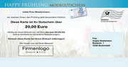 e-pm Mailingaktion - Artikel-Nr. 617269 Gutschein 20 Euro - Mailing Maxikarte 

frühjahr