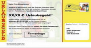 e-pm Mailingaktion - Artikel-Nr. 617290 Urlaubsgeld - Mailing Maxikarte 

Sommer