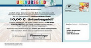 e-pm Mailingaktion - Artikel-Nr. 617295 Urlaubsgeld - Mailing Maxikarte 

Sommer