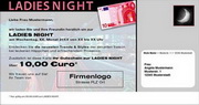e-pm Mailingaktion - Artikel-Nr. 617297 Ladies Night - Mailing Maxikarte Shopping-Night