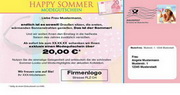 e-pm Mailingaktion - Artikel-Nr. 617312 Happy Sommer - Mailing Maxikarte 

Sommer