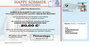 e-pm Mailingaktion - Artikel-Nr. 617313 Happy Sommer - Mailing Maxikarte 

Sommer