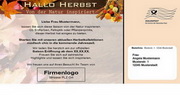 e-pm Mailingaktion - Artikel-Nr. 617332 Hallo Herbst - Mailing Maxikarte Herbst