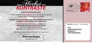 e-pm Mailingaktion - Artikel-Nr. 617340 Herbstkontraste - Mailing Maxikarte Herbst