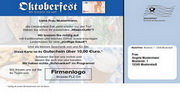 e-pm Mailingaktion - Artikel-Nr. 617344 Oktoberfest - Mailing Maxikarte für Dialogpost