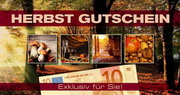 e-pm Mailingaktion - Artikel-Nr. 617350 Herbst Gutschein - Mailing Maxikarte Herbst