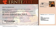e-pm Mailingaktion - Artikel-Nr. 617361 Erntezeit - Mailing Maxikarte Herbst