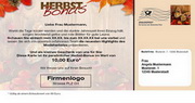 e-pm Mailingaktion - Artikel-Nr. 617362 Herbst Bonus - Mailing Maxikarte Herbst
