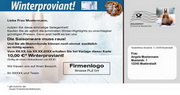 e-pm Mailingaktion - Artikel-Nr. 617391 Winterproviant - Mailing Maxikarte Winter