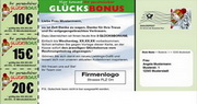 e-pm Mailingaktion - Artikel-Nr. 617396 Glcksbonus - Mailing Maxikarte fr Dialogpost