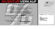 e-pm Mailingaktion - Artikel-Nr. 617400 Inventurverkauf - Mailing Maxikarte Räumungsverkauf
