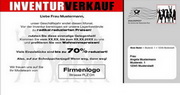 e-pm Mailingaktion - Artikel-Nr. 617402 Inventurverkauf - Mailing Maxikarte Räumungsverkauf