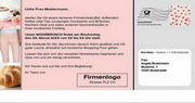 e-pm Mailingaktion - Artikel-Nr. 617405 Modebrunch - Mailing Maxikarte Modefrhstck