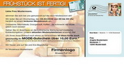 e-pm Mailingaktion - Artikel-Nr. 617406 Frhstck - Mailing Maxikarte Modefrhstck