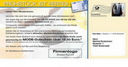 e-pm Mailingaktion - Artikel-Nr. 617407 Frhstck - Mailing Maxikarte Modefrhstck