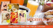 e-pm Mailingaktion - Artikel-Nr. 617409 Modebrunch - Mailing Maxikarte Modefrhstck