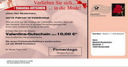 e-pm Mailingaktion - Artikel-Nr. 617413 Valentinsgutschein - Mailing Maxikarte Muttertag