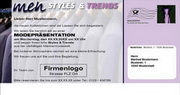 e-pm Mailingaktion - Artikel-Nr. 617423 styles & trends - Mailing Maxikarte 

frühjahr