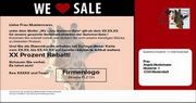 e-pm Mailingaktion - Artikel-Nr. 617477 We love Sale - Mailing Maxikarte 

Sommer