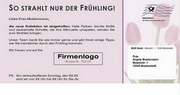 e-pm Mailingaktion - Artikel-Nr. 716159 So strahlend - Mailing Maxikarte 

frühjahr