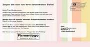 e-pm Mailingaktion - Artikel-Nr. 716179 Tragen Sie - Mailing Maxikarte 

frühjahr