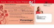 e-pm Mailingaktion - Artikel-Nr. 716213 Rote Woche - Mailing Maxikarte 

frühjahr