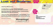 e-pm Mailingaktion - Artikel-Nr. 716236 Lust auf Sommer - Mailing Maxikarte 

Sommer