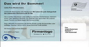e-pm Mailingaktion - Artikel-Nr. 716254 Ihr Sommer - Mailing Maxikarte 

Sommer